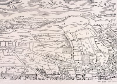"Agas" Lontoon kartta, c1561 tekijältä Unbekannt