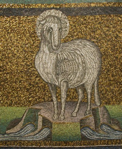Agnus Dei, bysanttilainen, 1900-luvun alun alkuperäinen päivätty 500-luvulta. tekijältä Unbekannt