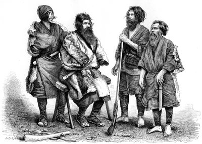 Ainu-kansa, Japani, 1895 tekijältä Unbekannt