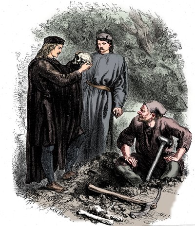 Voi, köyhä Yorick! Tunsin hänet, Horatio, 1850 tekijältä Unbekannt