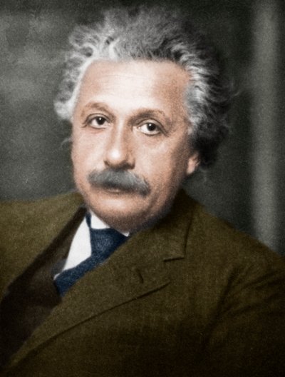 Albert Einstein, saksalais-sveitsiläinen amerikkalainen matemaatikko ja fyysikko. tekijältä Unbekannt
