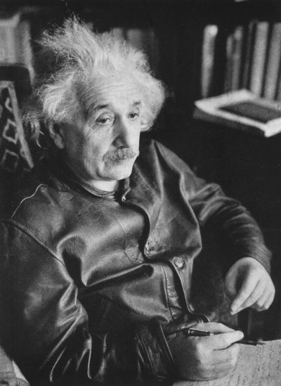 Albert Einstein, saksalais-sveitsiläinen amerikkalainen matemaatikko ja fyysikko tekijältä Unbekannt