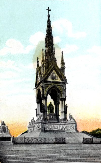 Albert Memorial, Lontoo, 1900-luku tekijältä Unbekannt