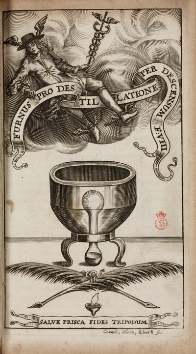 Alchemy & Early Chemistry Alkemiallinen tislausuuni tekijältä Unbekannt