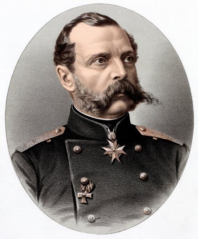Aleksanteri II 1818-1881, Venäjän tsaari vuodesta 1855, c1880 tekijältä Unbekannt