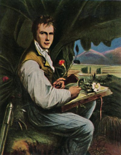 Alexander von Humboldt 1769-1859. - Weitschin maalaus, 1934. tekijältä Unbekannt