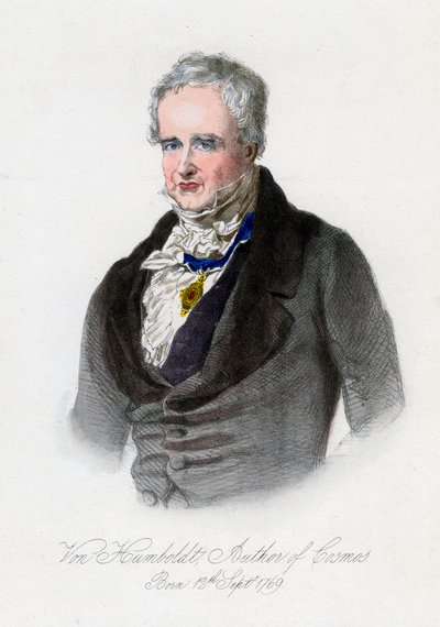Alexander von Humboldt, preussilainen luonnontieteilijä ja tutkimusmatkailija, 1800-luku tekijältä Unbekannt