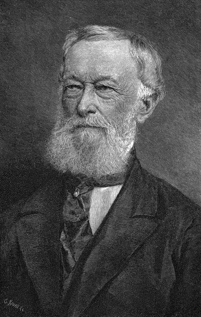 Alfred Krupp, saksalainen teollisuusmies ja asevalmistaja, 1886 tekijältä Unbekannt