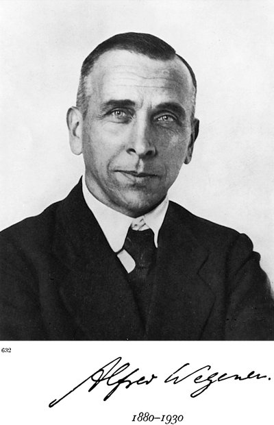 Alfred Lothar Wegener, saksalainen geofyysikko ja meteorologi tekijältä Unbekannt