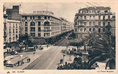 Alger - Place Bugeau, 1930 tekijältä Unbekannt