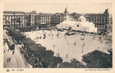Alger - Hallituksen aukio, c1900 tekijältä Unbekannt