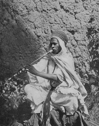 Algerialainen huilunsoittaja, 1912 tekijältä Unbekannt