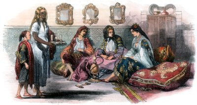 Algerialaiset naiset, 1857 tekijältä Unbekannt