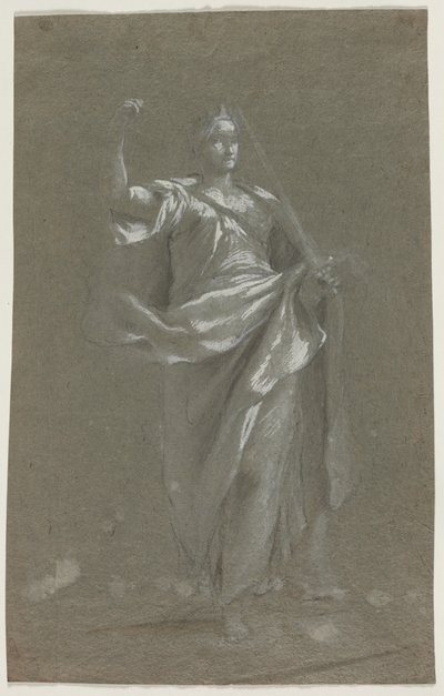 Allegorinen hahmo recto ja verso, 1800-luku. tekijältä Unbekannt