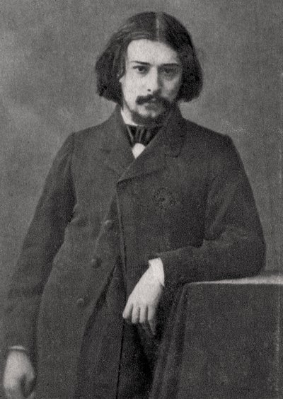 Alphonse Daudet, ranskalainen kirjailija, 1869 tekijältä Unbekannt