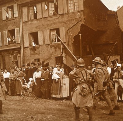 Alsace on vallattu, c1914-c1918 tekijältä Unbekannt