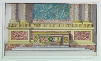 Altar Mensa Borghesen kappelille, Santa Maria Maggiore, Rooma tekijältä Unbekannt
