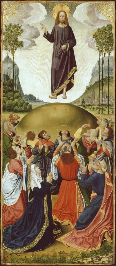 Alttaritaulu Thuison-les-Abbevillestä: Ascension, 14901500. tekijältä Unbekannt
