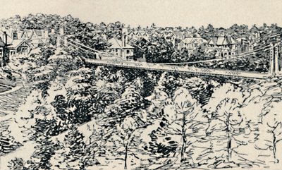 Alum Chine -riippusilta, 1929 tekijältä Unbekannt