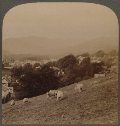 Ambleside, kauniissa Rothayn laaksossa, Lake Districtissä, Englannissa, 1903. tekijältä Unbekannt