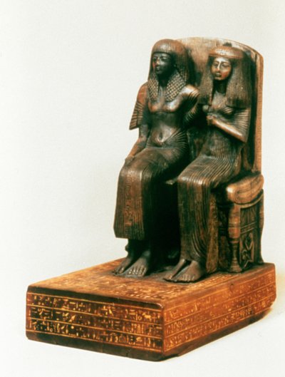 Amenemope ja nainen, egyptiläinen, 19. dynastia tekijältä Unbekannt