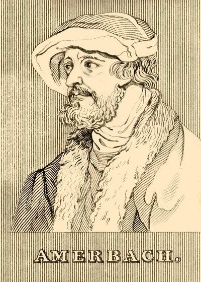 Amerbach, 1440-1513, 1830. tekijältä Unbekannt