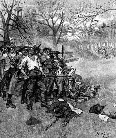 Amerikan vapaussota, 1775, 1875 tekijältä Unbekannt