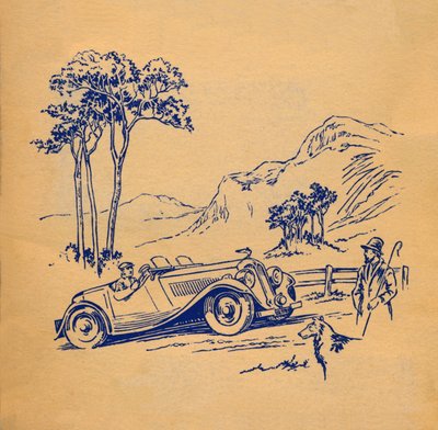 Album of Motor Cars etukansi, c1936 tekijältä Unbekannt