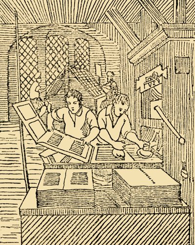 Early Printers Office, c1930. tekijältä Unbekannt