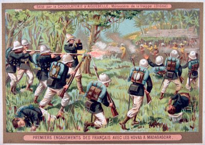 Kihla Madagaskarin hovoja vastaan, 1883-1896 tekijältä Unbekannt