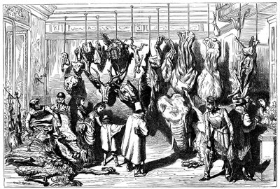 Englantilainen teurastaja, Boulevard Haussmann, Pariisi, 1871 tekijältä Unbekannt