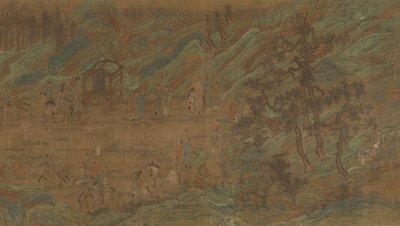 Keisarillinen metsästys, myöhäinen Ming-dynastia, 1500-1600-luku. tekijältä Unbekannt