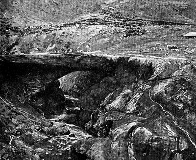Inkasilta, Peru, 1895 tekijältä Unbekannt