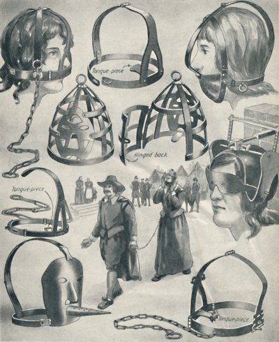 Rautaiset suitset moittimien kielelle, c1934 tekijältä Unbekannt