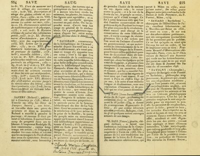 Claude Marin Saugrainin, Antoine Saugrainin sedän, tili, 15. helmikuuta 1735. tekijältä Unbekannt
