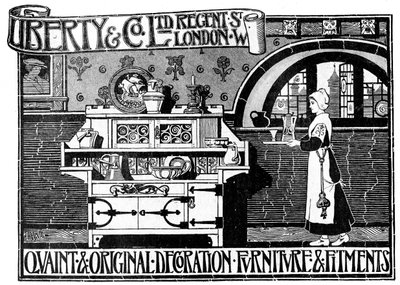Liberty and Co Ltd:n mainos, 1898 tekijältä Unbekannt