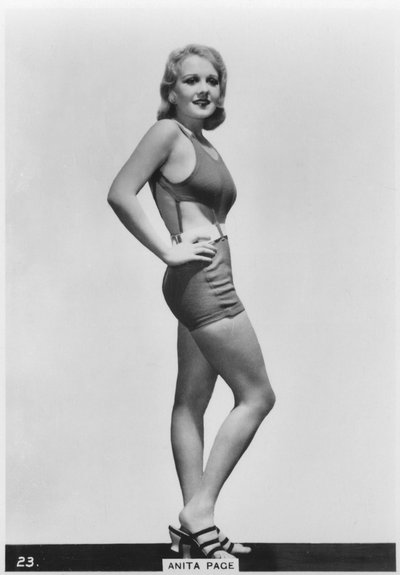 Anita Page, yhdysvaltalainen elokuvanäyttelijä, v. 1938 tekijältä Unbekannt