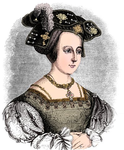 Anne Boleyn c1504-1536, Englannin Henry VIII:n toinen vaimo, c1880 tekijältä Unbekannt