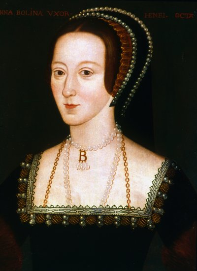 Anne Boleyn, Henry VIII:n toinen vaimo, 1520-1536 tekijältä Unbekannt