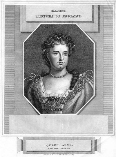 Anne, Ison-Britannian kuningatar, 1815 tekijältä Unbekannt