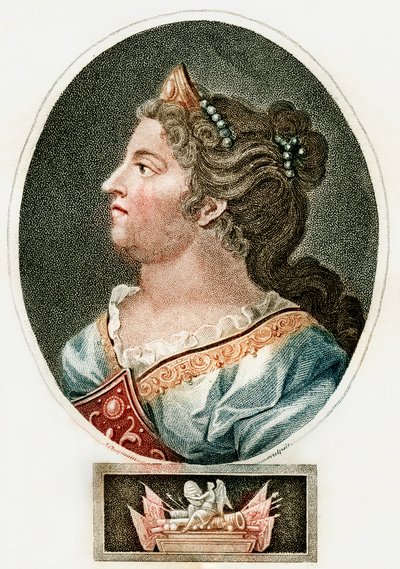 Anne, Ison-Britannian kuningatar, 1796 tekijältä Unbekannt