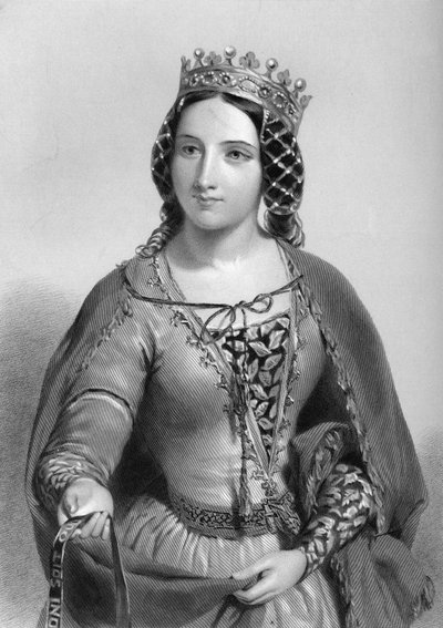Anna of Warwick 1456-1485, kuningas Richard III:n kuningatar puoliso, 1851 tekijältä Unbekannt