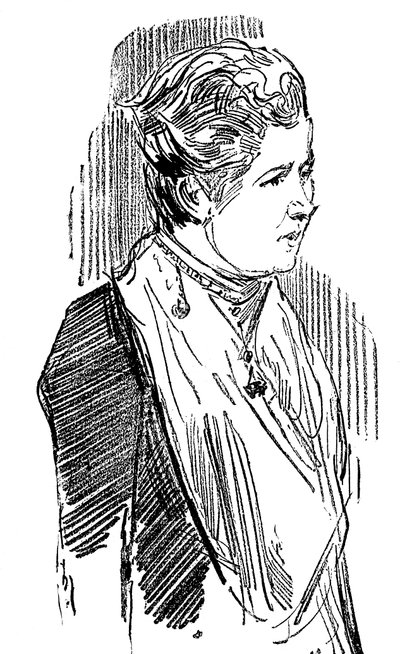 Annie Besant nee Wood 1847-1933, brittiläinen sosialisti ja teosofi, 1890 tekijältä Unbekannt