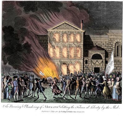 Anti-katolinen Gordon Riots, Lontoo, 6.-7.6.1780 tekijältä Unbekannt