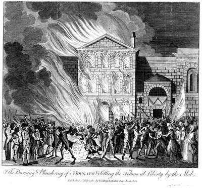 Anti-katolinen Gordon Riots, Lontoo, 6.-7.6.1780 tekijältä Unbekannt