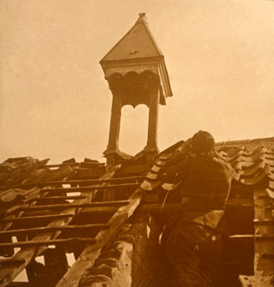 Ilmatorjuntatulitus, etulinja, c1914-c1918 tekijältä Unbekannt