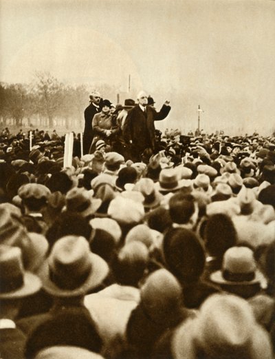 Hallituksen vastainen mielenosoitus, Hyde Park, Lontoo, 6. helmikuuta 1933, 1935.i tekijältä Unbekannt