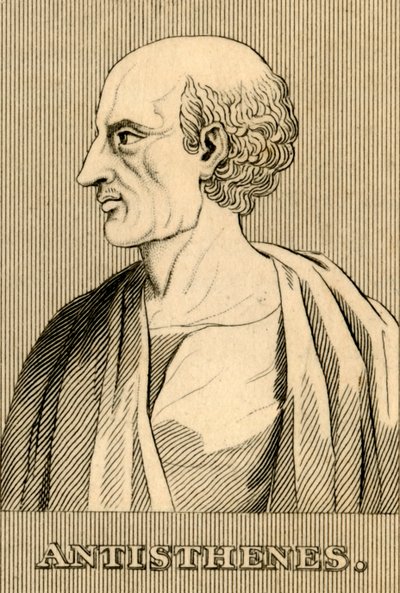 Antistenes, n. 445-365 eKr., 1830. tekijältä Unbekannt
