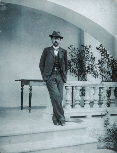 Anton Tšehov Jaltassa, 1899-1900 tekijältä Unbekannt