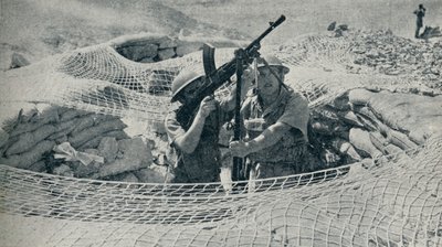 Anzacs vartioimassa Egyptissä, 1940, 1940 tekijältä Unbekannt